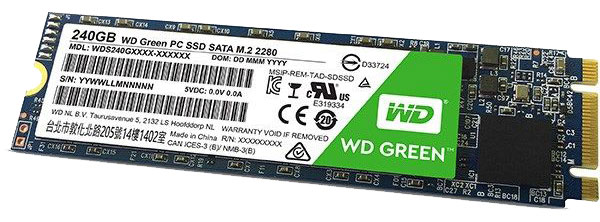 حافظه SSD وسترن دیجیتال 240 گیگابایت مدل WDS240G1G0B سری سبز M.2