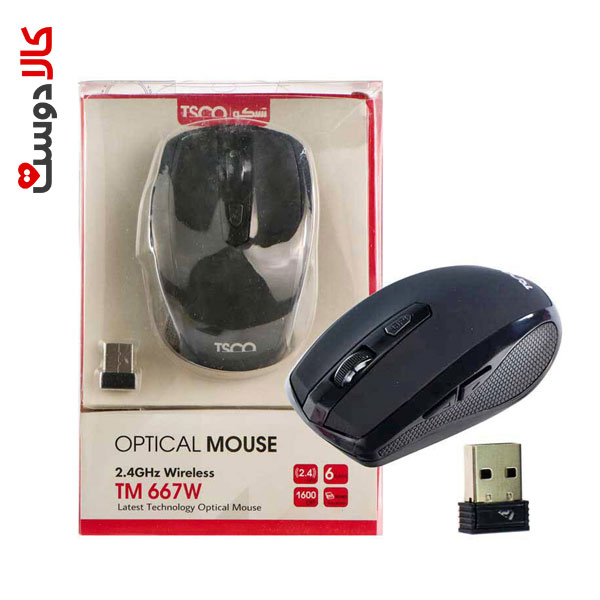 ماوس بی سیم تسکو مدل TM 667W